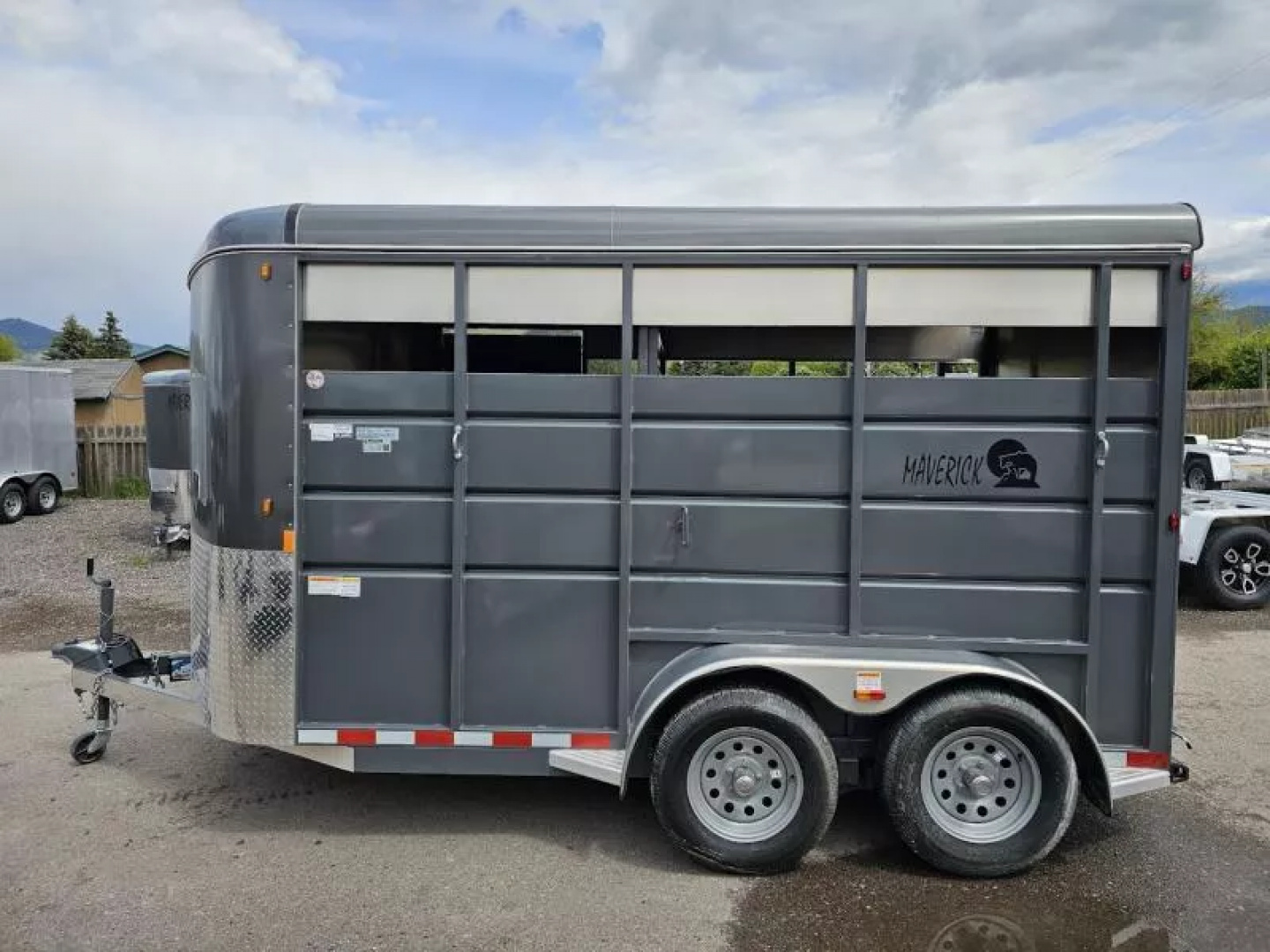 New 2025 Maverick 14' Stock Trailer