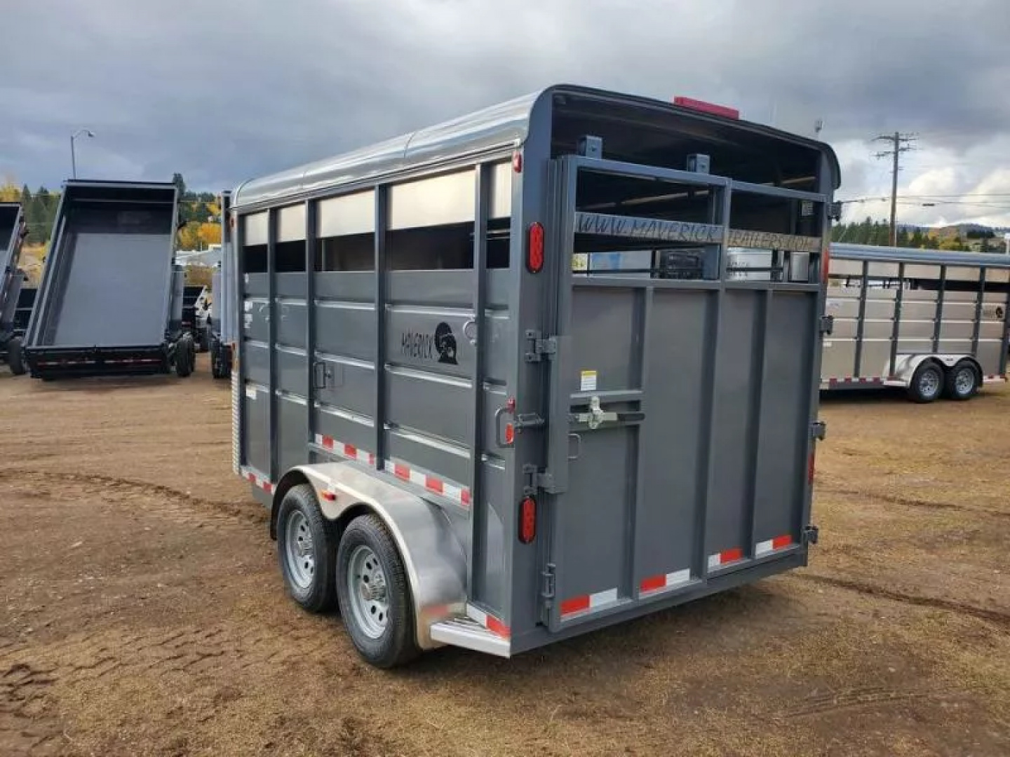 New 2025 Maverick 14' Stock Trailer