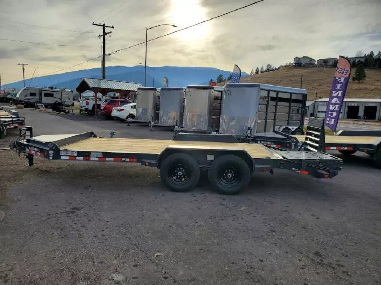 New 2026 Iron Bull 83x18 14k Equipment Trailer