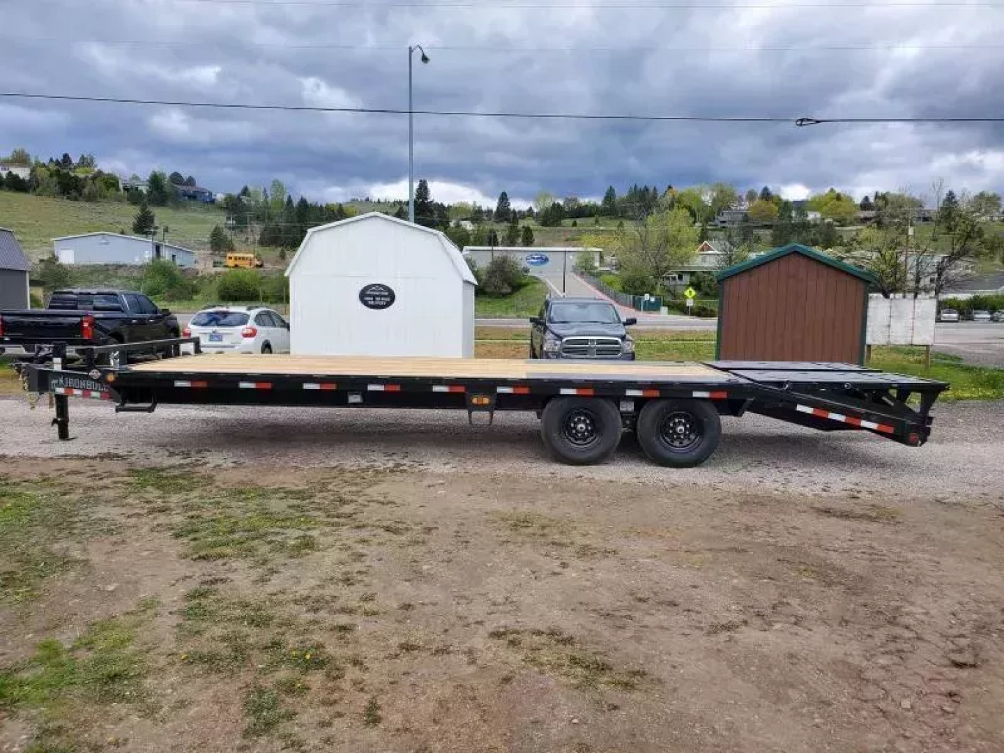 New 2026 Iron Bull 8.5' x 25' 14k Deckover Flatbed Trailer