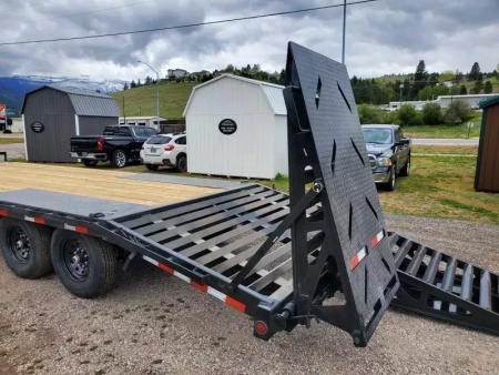 New 2026 Iron Bull 8.5' x 25' 14k Deckover Flatbed Trailer