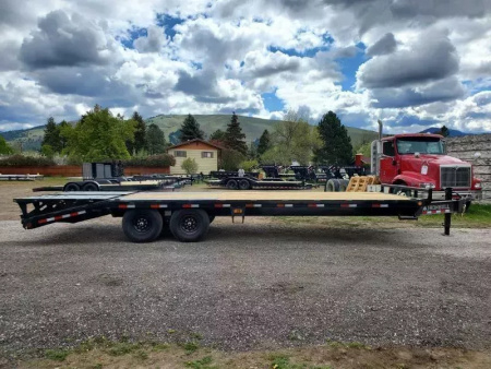 New 2026 Iron Bull 8.5' x 25' 14k Deckover Flatbed Trailer