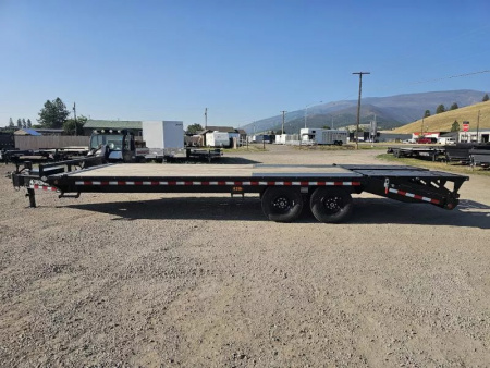 New 2025 Iron Bull 8.5' x 24' 14k Deckover Flatbed Trailer
