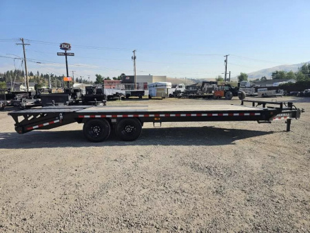 New 2025 Iron Bull 8.5' x 24' 14k Deckover Flatbed Trailer