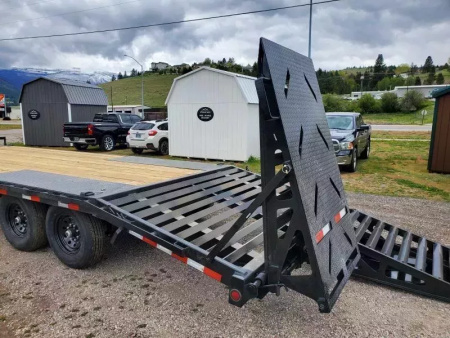 New 2025 Iron Bull 8.5' x 24' 14k Deckover Flatbed Trailer