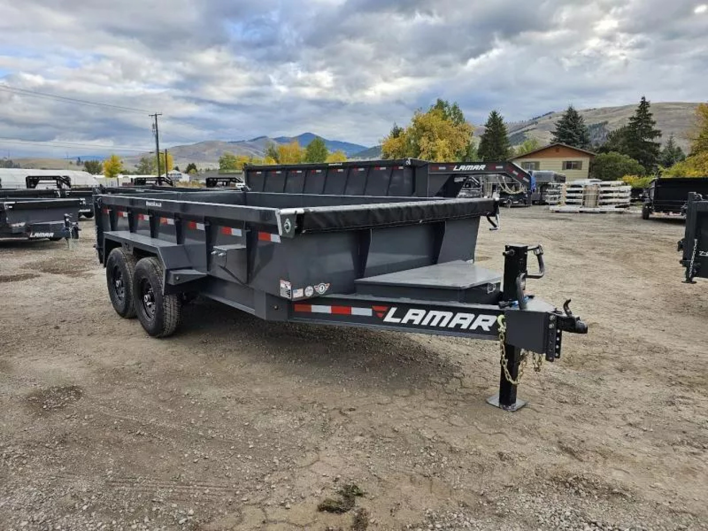 New 2026 Lamar 7x14 14k Dump Trailer