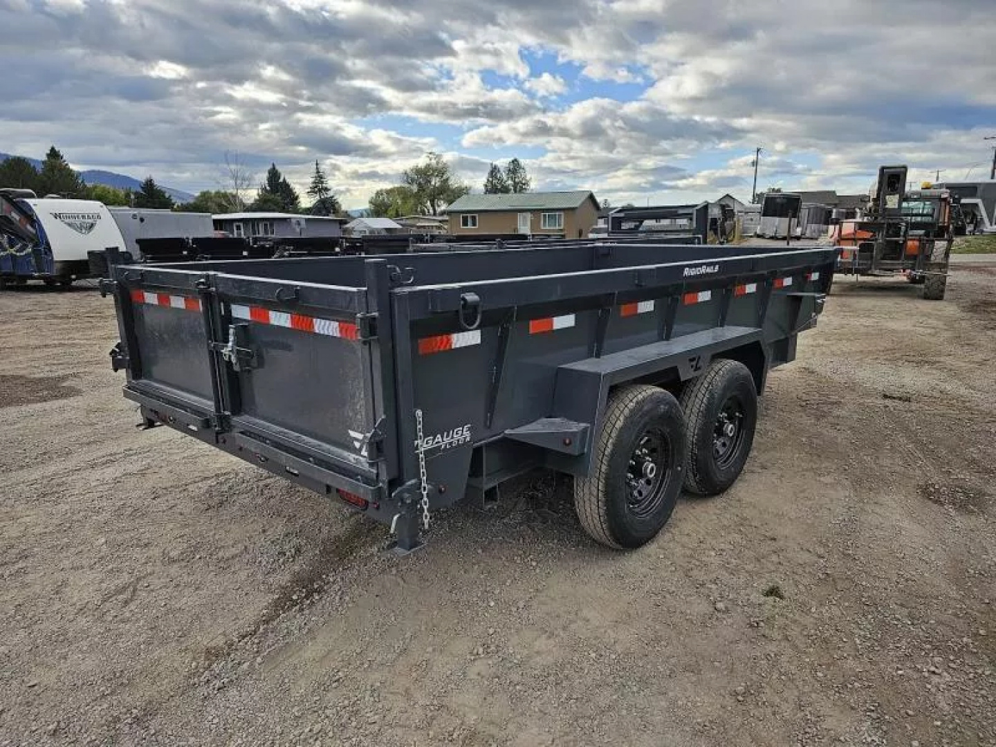 New 2026 Lamar 7x14 14k Dump Trailer