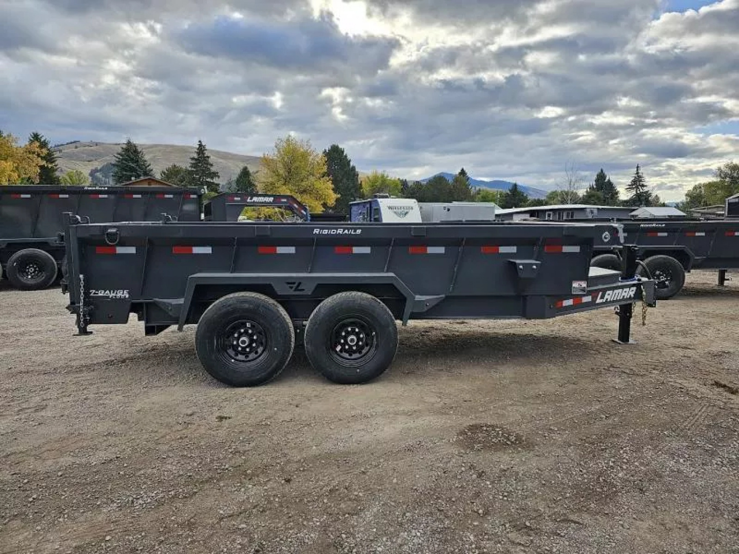 New 2026 Lamar 7x14 14k Dump Trailer