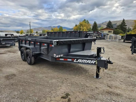 New 2026 Lamar 7x14 14k Dump Trailer