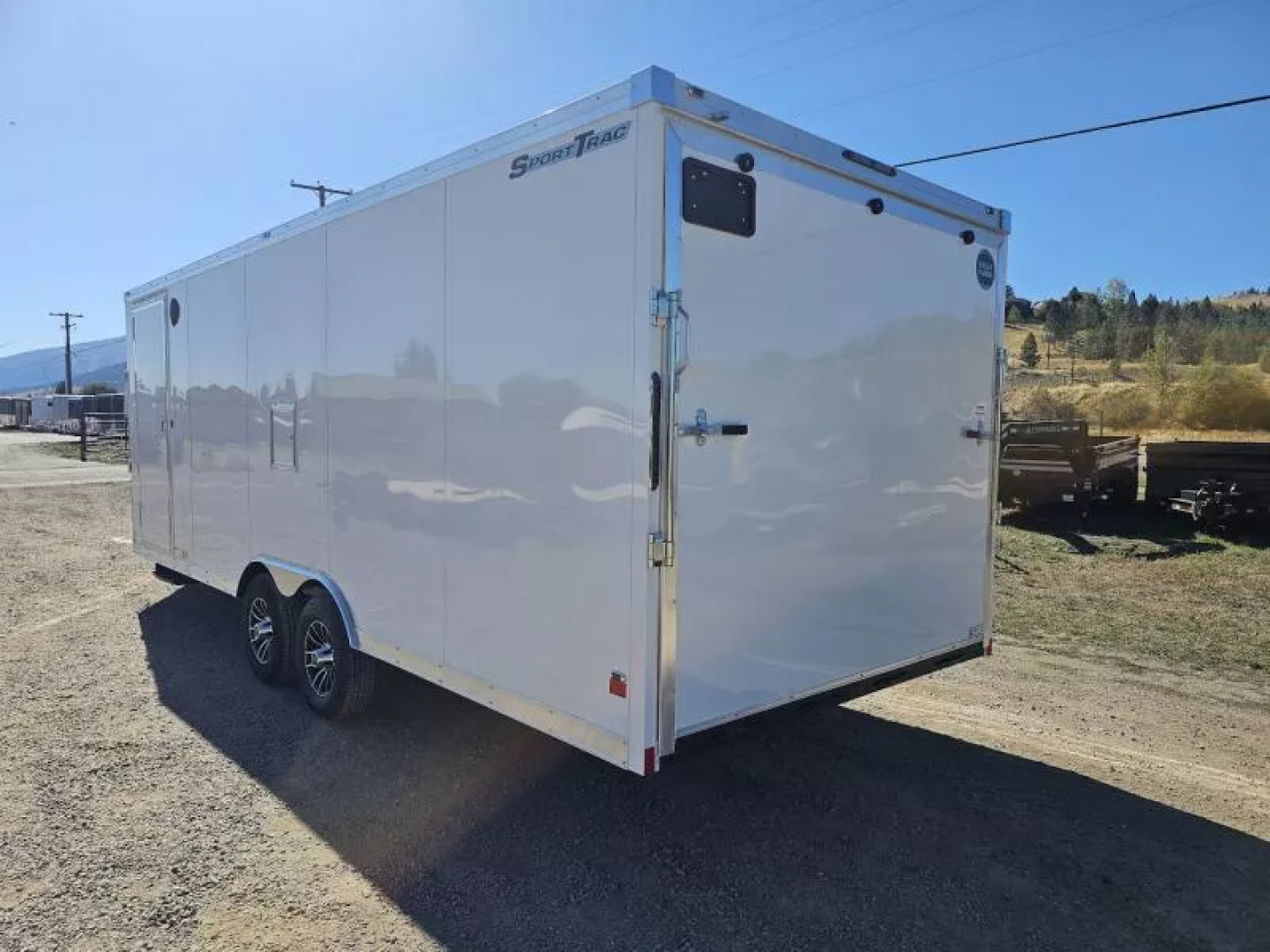 New 2026 Wells Cargo 8.5x28 10k Snowmobile Trailer