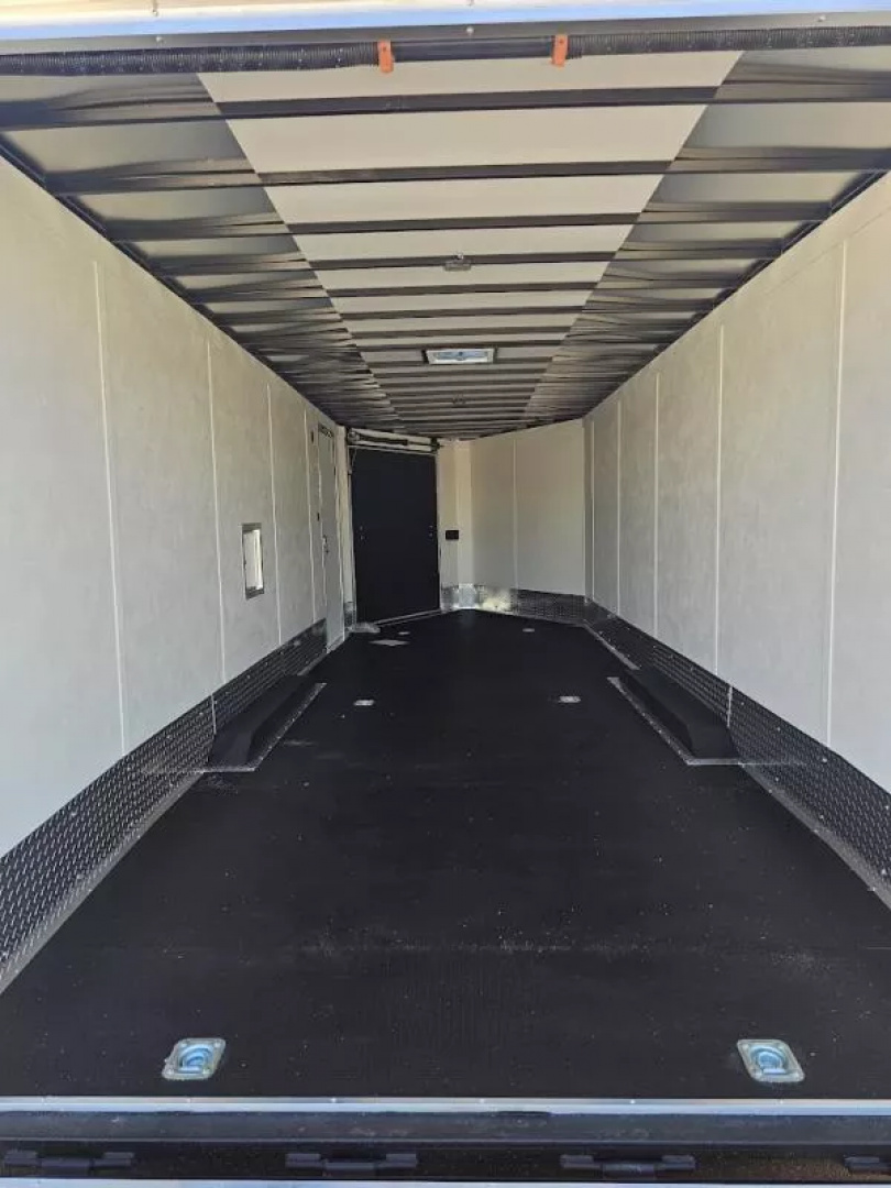 New 2026 Wells Cargo 8.5x28 10k Snowmobile Trailer