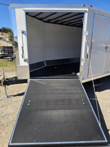 New 2026 Wells Cargo 8.5x28 10k Snowmobile Trailer