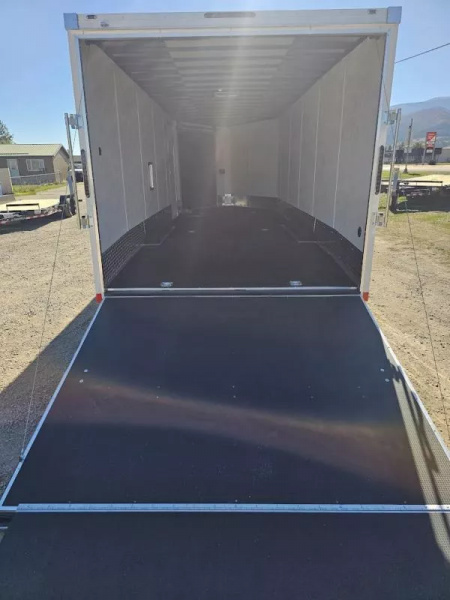 New 2026 Wells Cargo 8.5x28 10k Snowmobile Trailer