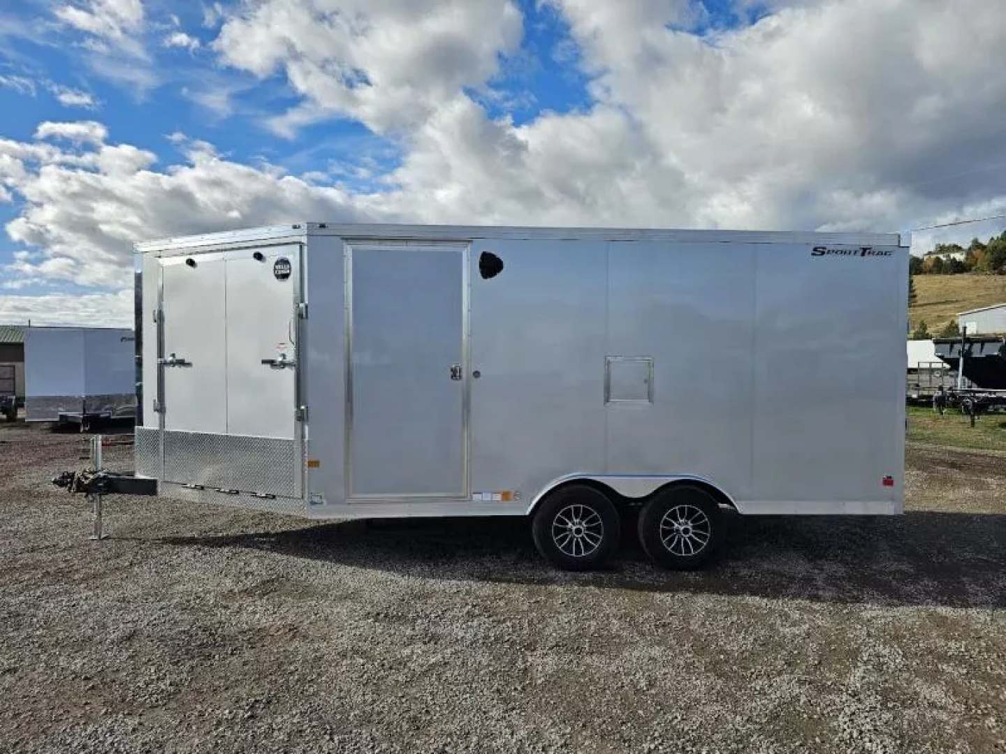 New 2026 Wells Cargo 8.5x22 10k Snowmobile Trailer