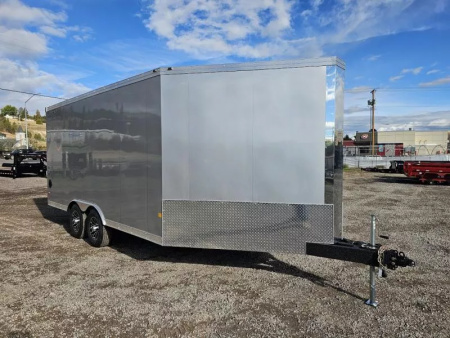 New 2026 Wells Cargo 8.5x22 10k Snowmobile Trailer