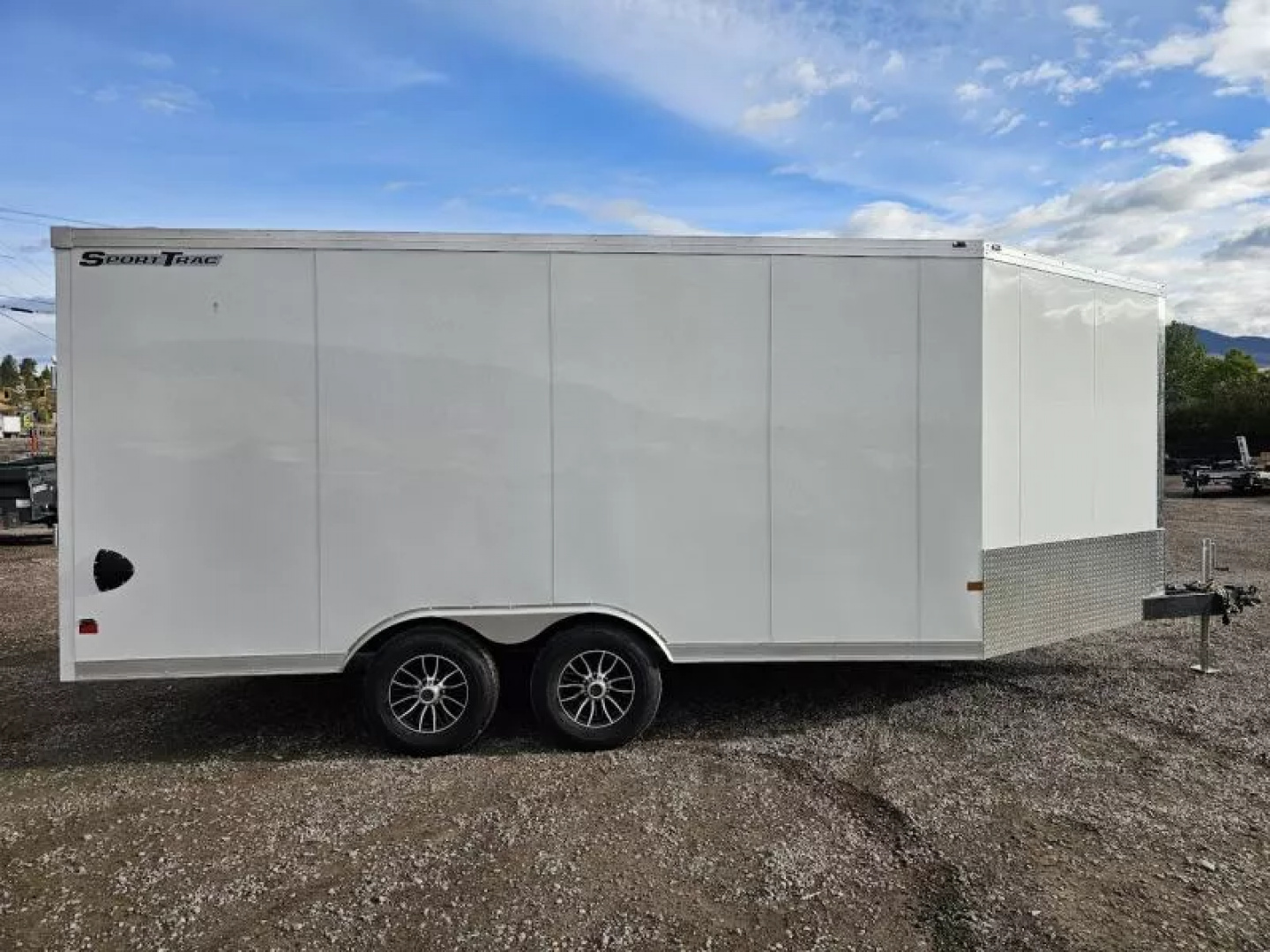 New 2026 Wells Cargo 8.5x22 10k Snowmobile Trailer