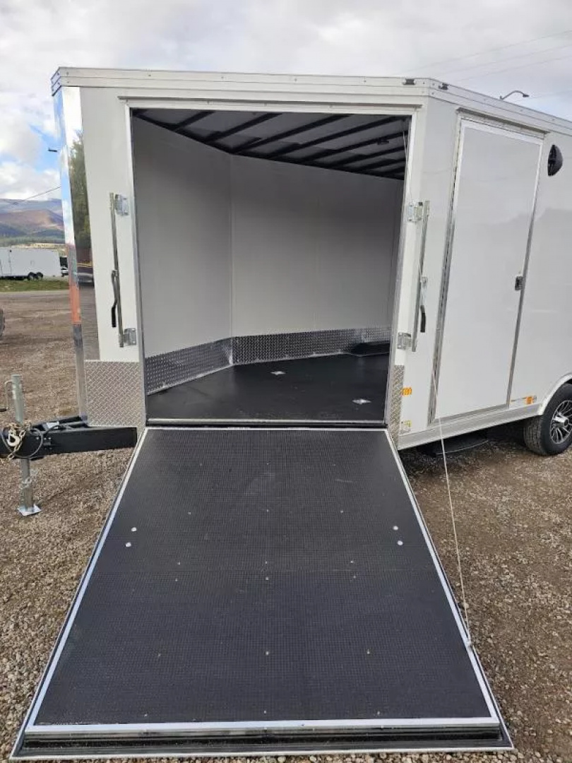 New 2026 Wells Cargo 8.5x22 10k Snowmobile Trailer