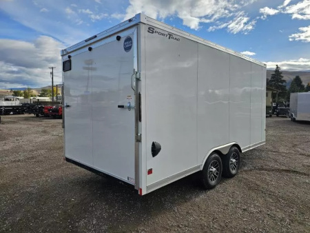 New 2026 Wells Cargo 8.5x22 10k Snowmobile Trailer