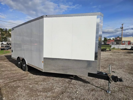 New 2026 Wells Cargo 8.5x22 10k Snowmobile Trailer