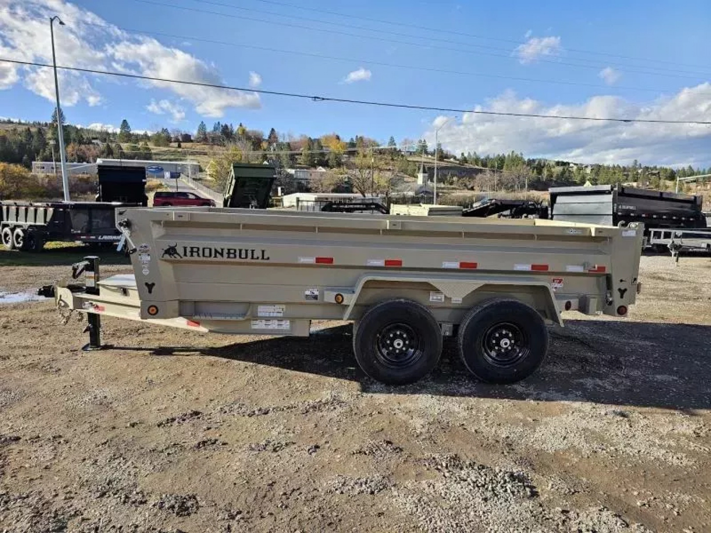 New 2026 Iron Bull 7x14 15k Dump Trailer