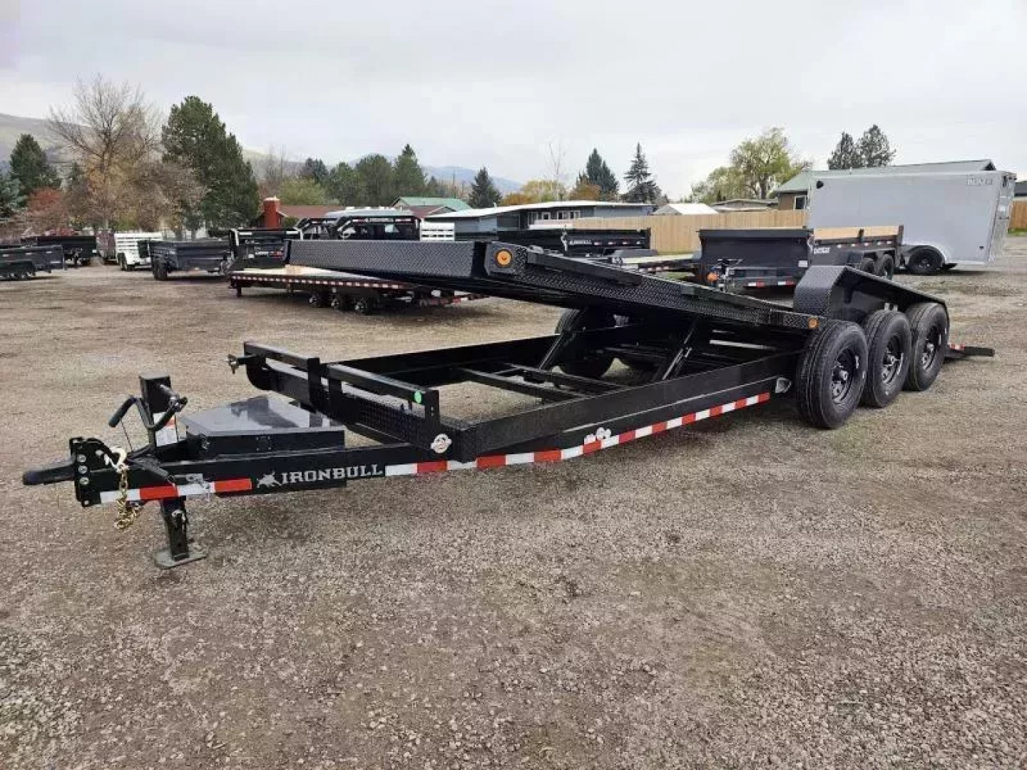 New 2026 Iron Bull 83x24 21k Tilt Deck Trailer