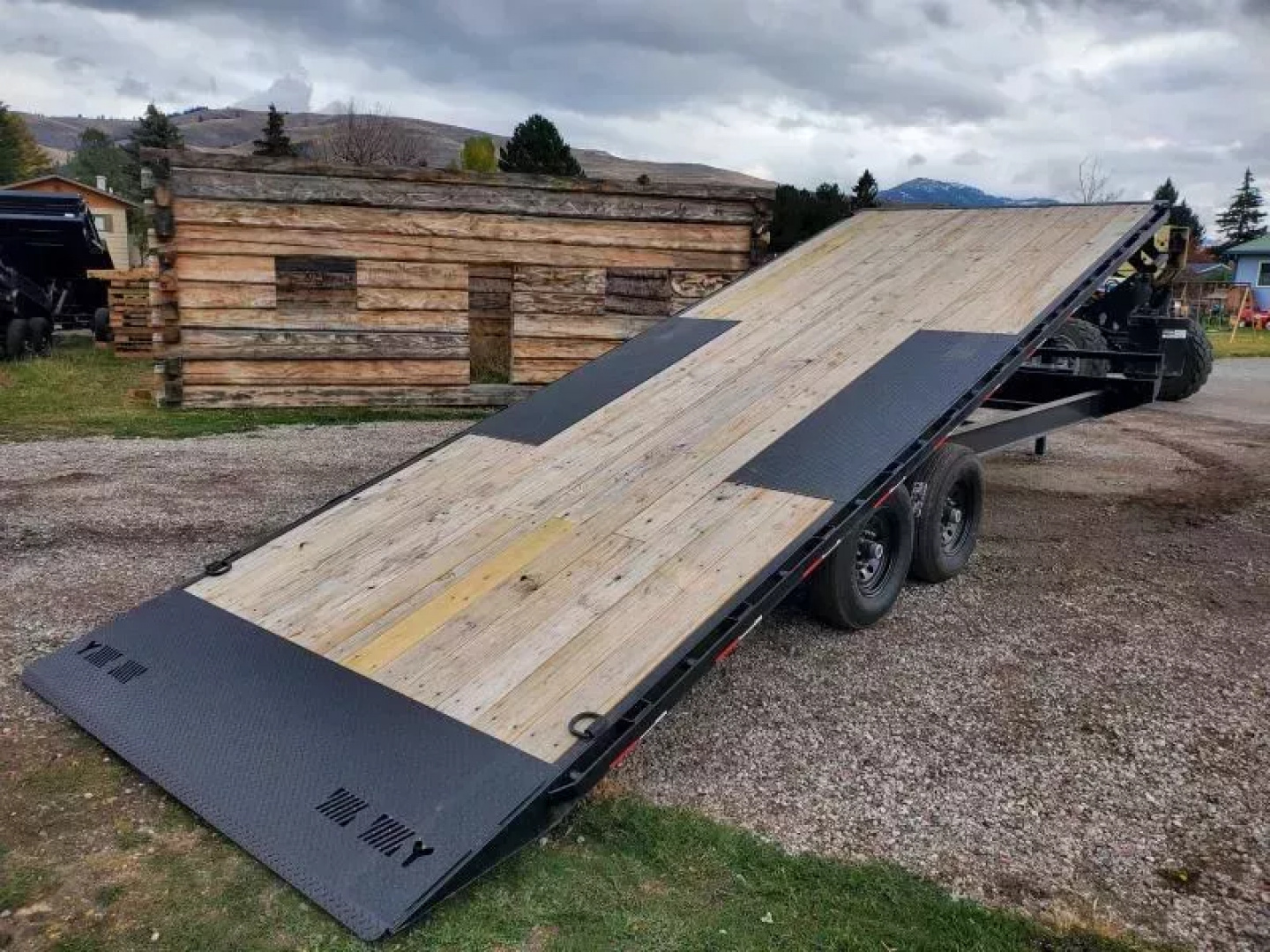 New 2026 Iron Bull 102"x24' 14K Deckover Tilt Trailer