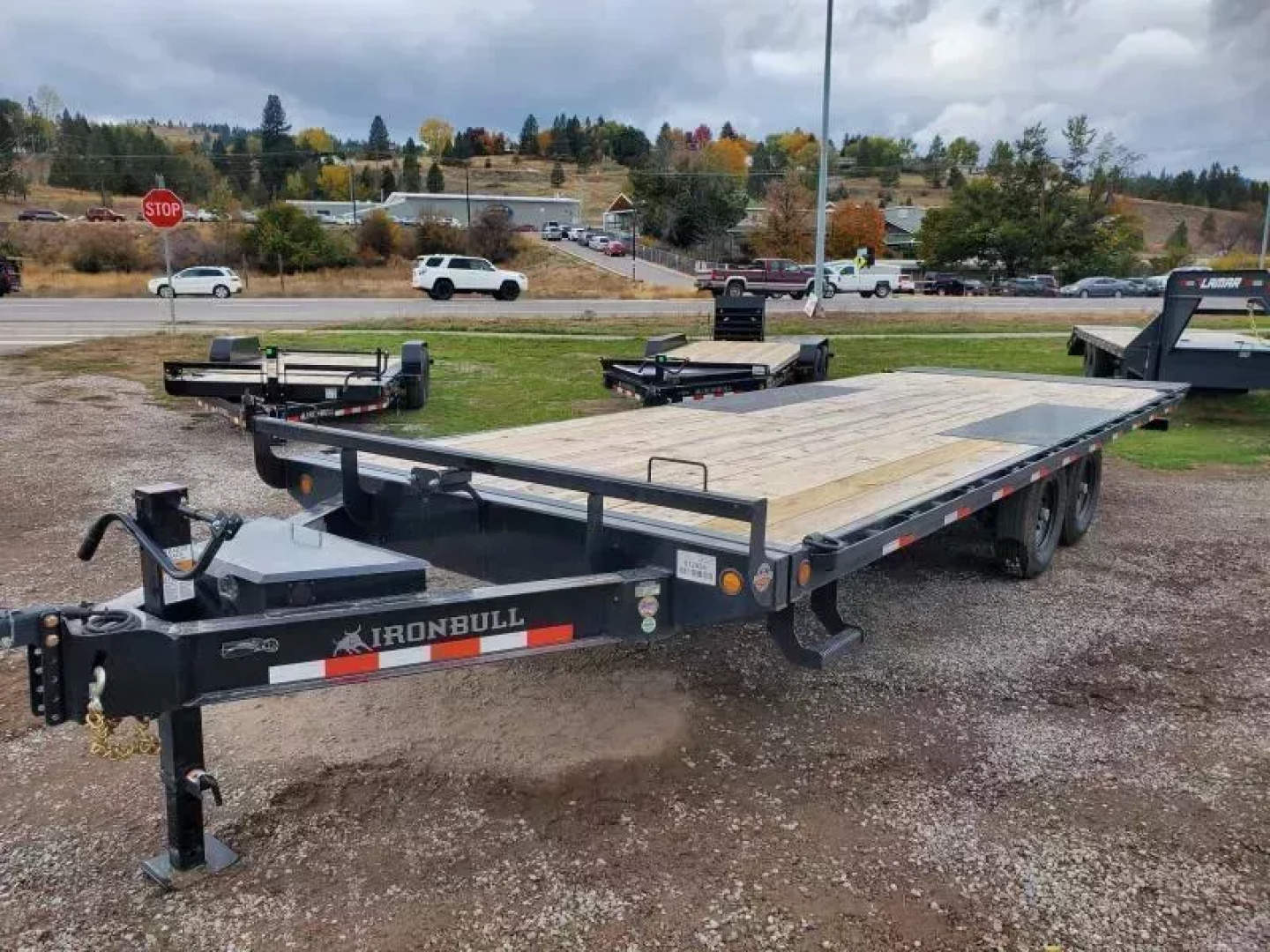 New 2026 Iron Bull 102"x24' 14K Deckover Tilt Trailer
