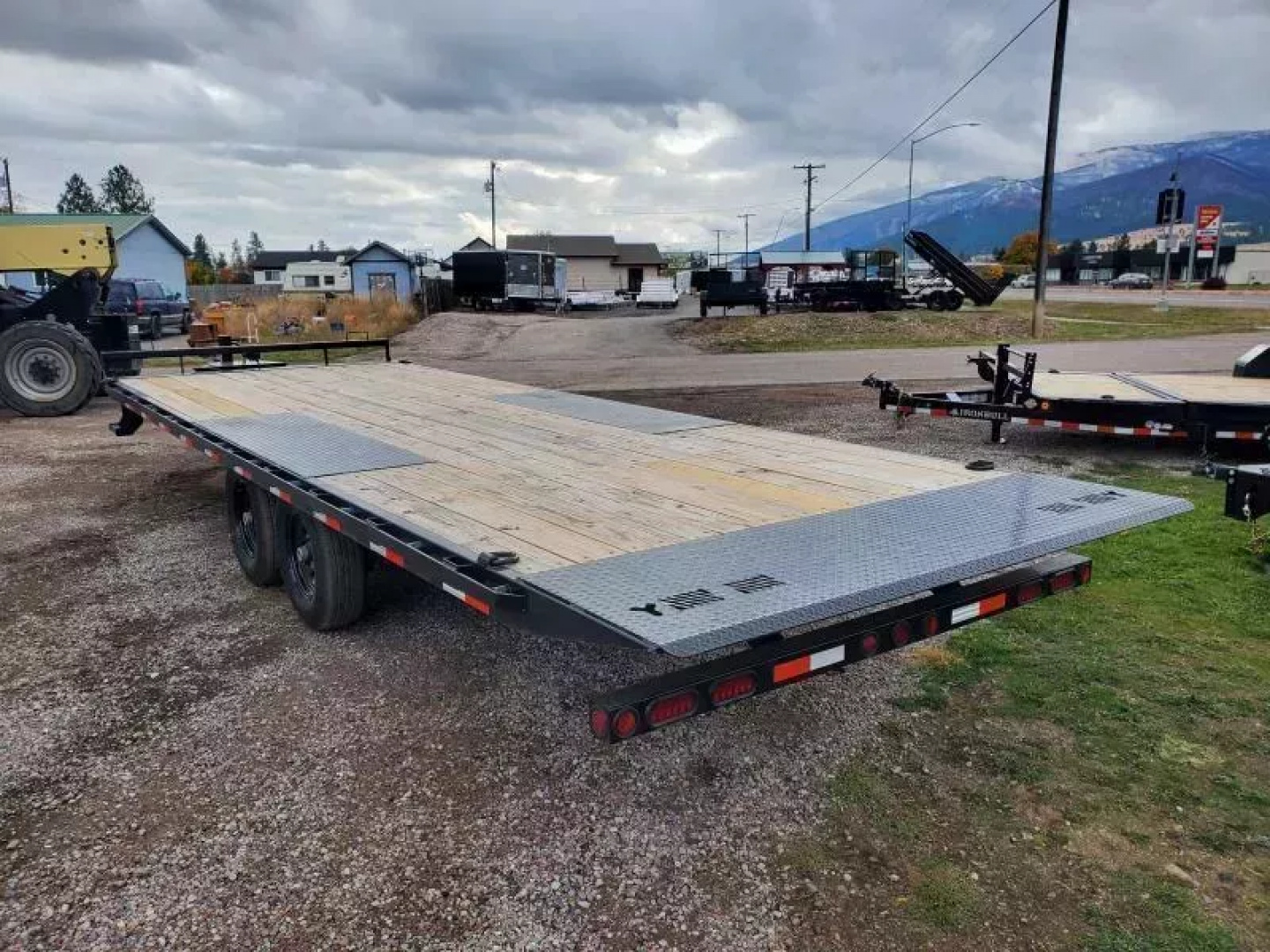New 2026 Iron Bull 102"x24' 14K Deckover Tilt Trailer