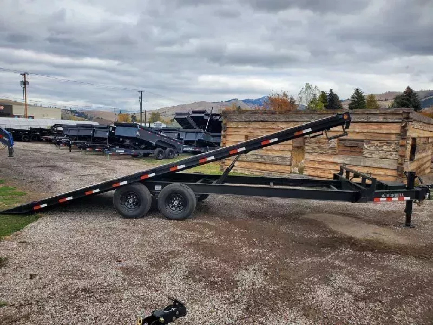 New 2026 Iron Bull 102"x24' 14K Deckover Tilt Trailer