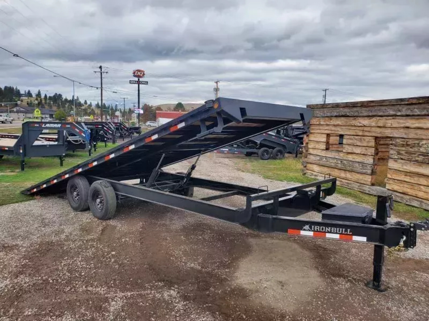 New 2026 Iron Bull 102"x24' 14K Deckover Tilt Trailer
