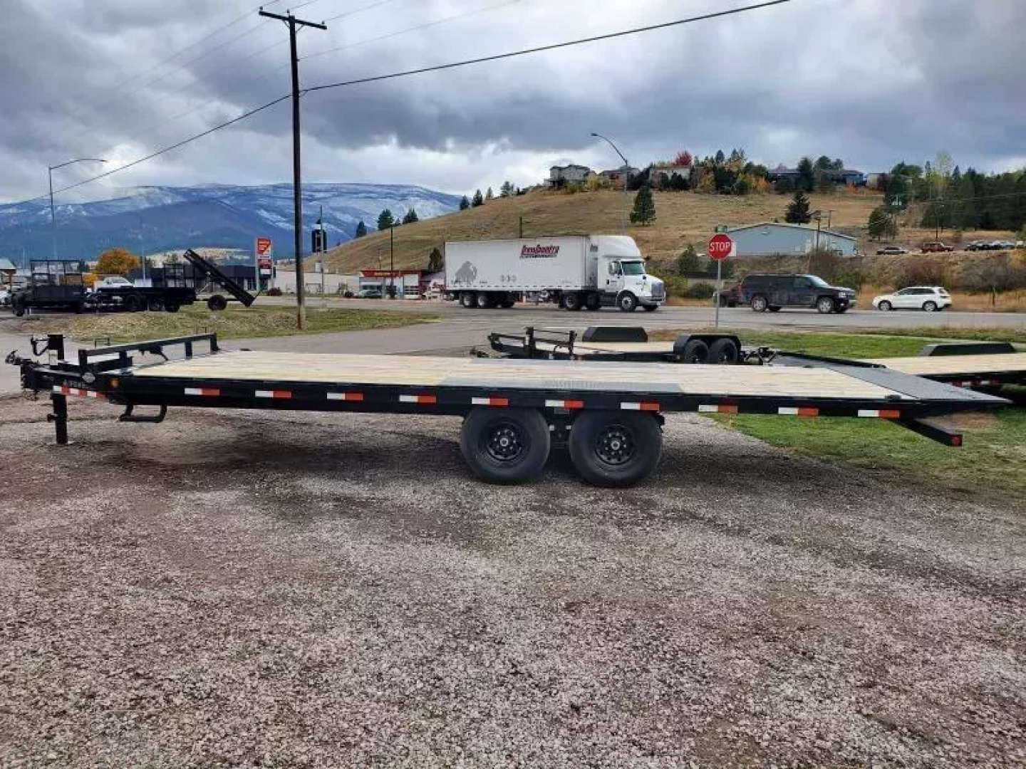 New 2026 Iron Bull 102"x24' 14K Deckover Tilt Trailer