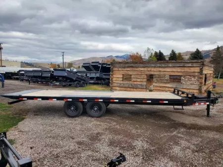 New 2026 Iron Bull 102"x24' 14K Deckover Tilt Trailer