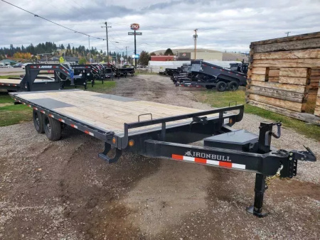 New 2026 Iron Bull 102"x24' 14K Deckover Tilt Trailer