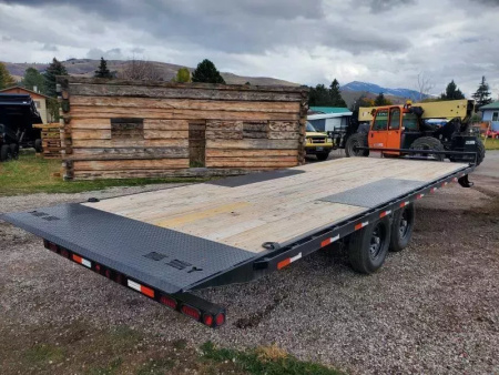 New 2026 Iron Bull 102"x24' 14K Deckover Tilt Trailer