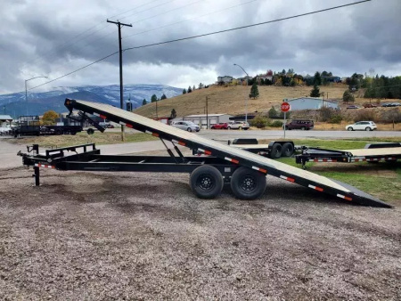 New 2026 Iron Bull 102"x24' 14K Deckover Tilt Trailer