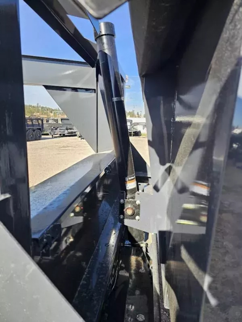 New 2026 Lamar 7x16 21k Telescopic Dump Trailer w/36" Sides