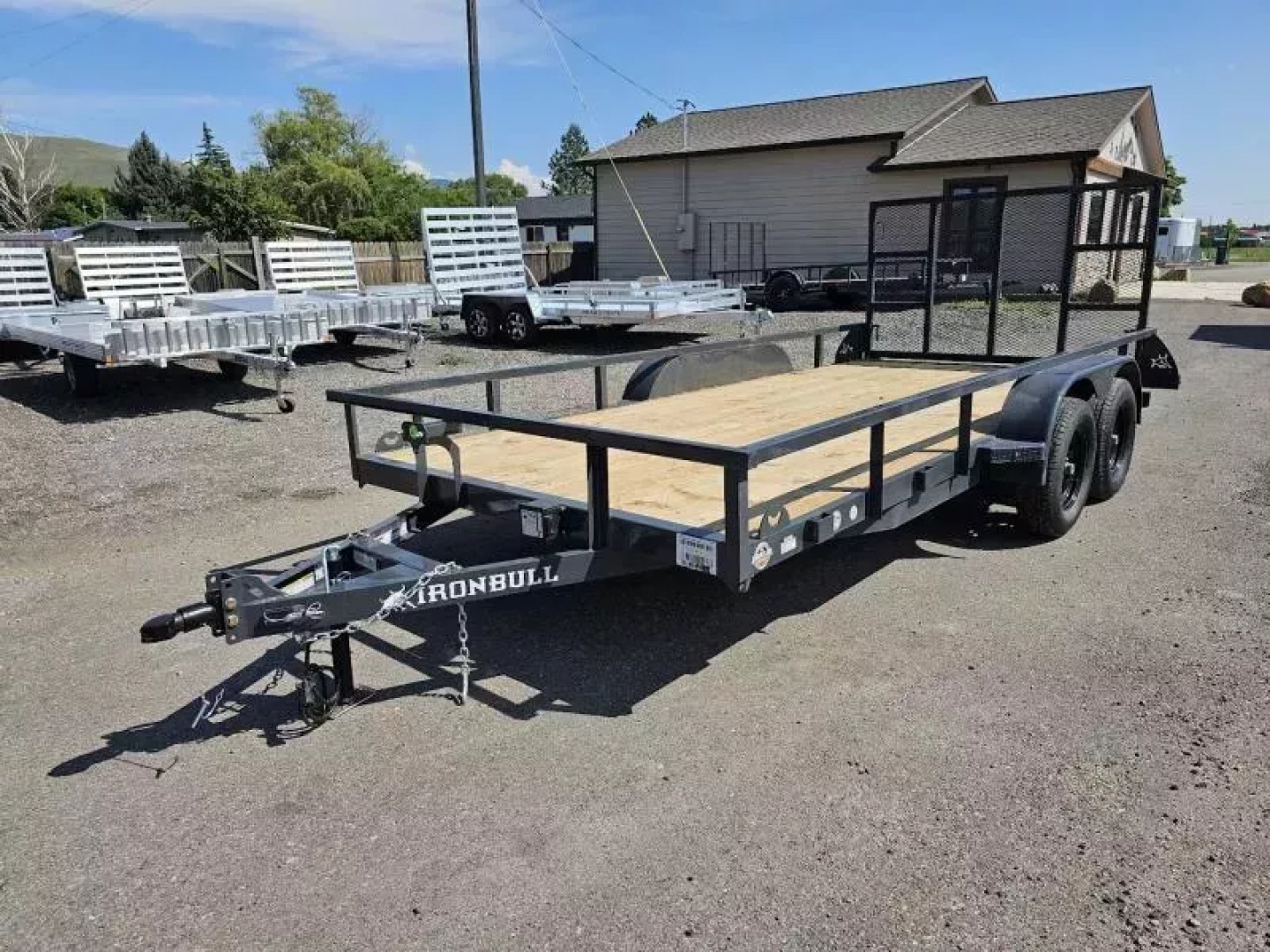 New 2026 Iron Bull 83"x16' Utility Trailer