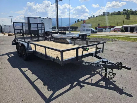 New 2026 Iron Bull 83"x16' Utility Trailer