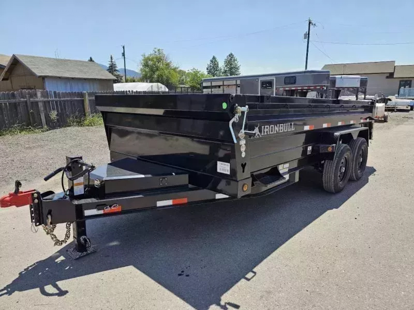 New 2026 Iron Bull 7x16 15k Dump Trailer