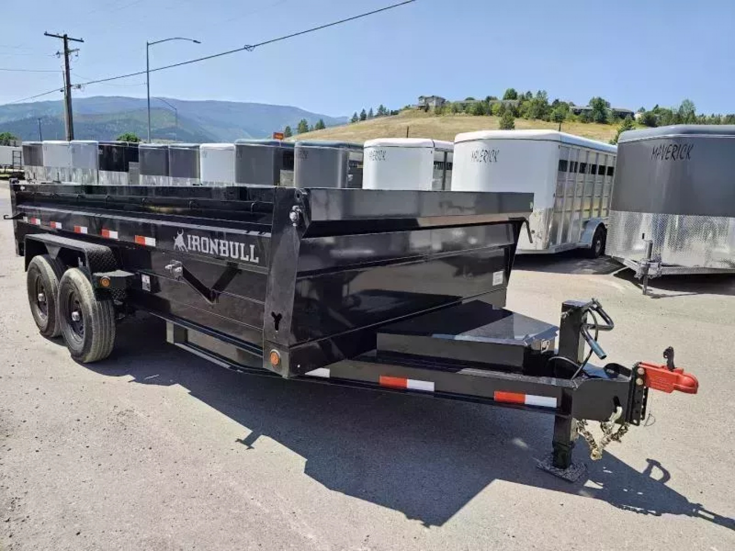 New 2026 Iron Bull 7x16 15k Dump Trailer