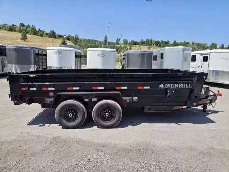 New 2026 Iron Bull 7x16 15k Dump Trailer