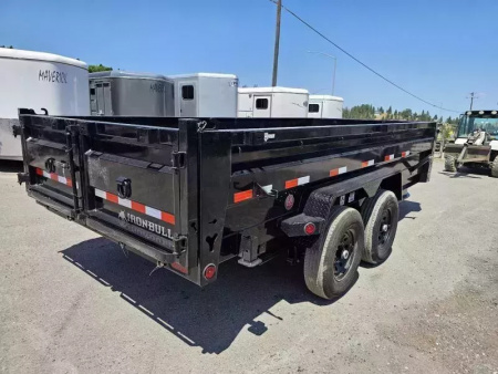 New 2026 Iron Bull 7x16 15k Dump Trailer