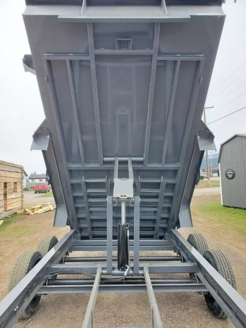 New 2026 Lamar 7x14 14k Dump Trailer w/Telescopic Hoist