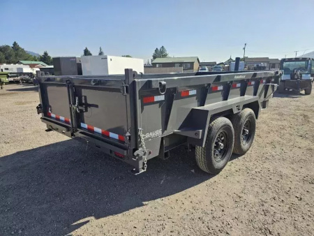 New 2026 Lamar 7x14 14k Dump Trailer w/Telescopic Hoist