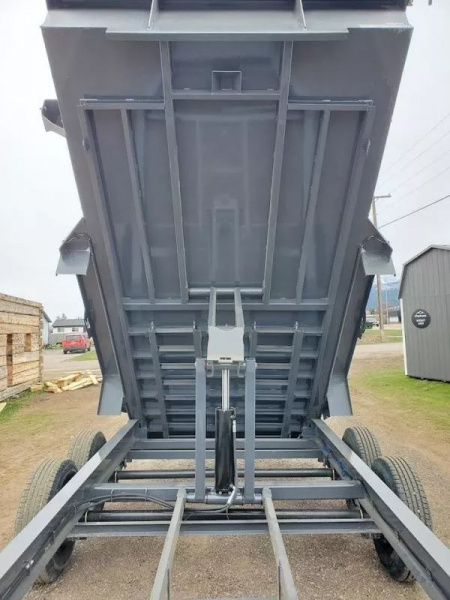 New 2026 Lamar 7x14 14k Dump Trailer w/Telescopic Hoist