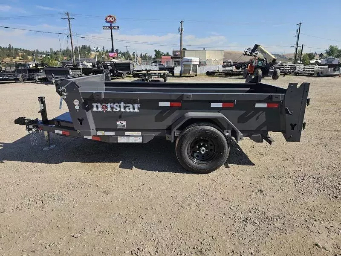 New 2026 Norstar 5x10 5.2k Dump Trailer