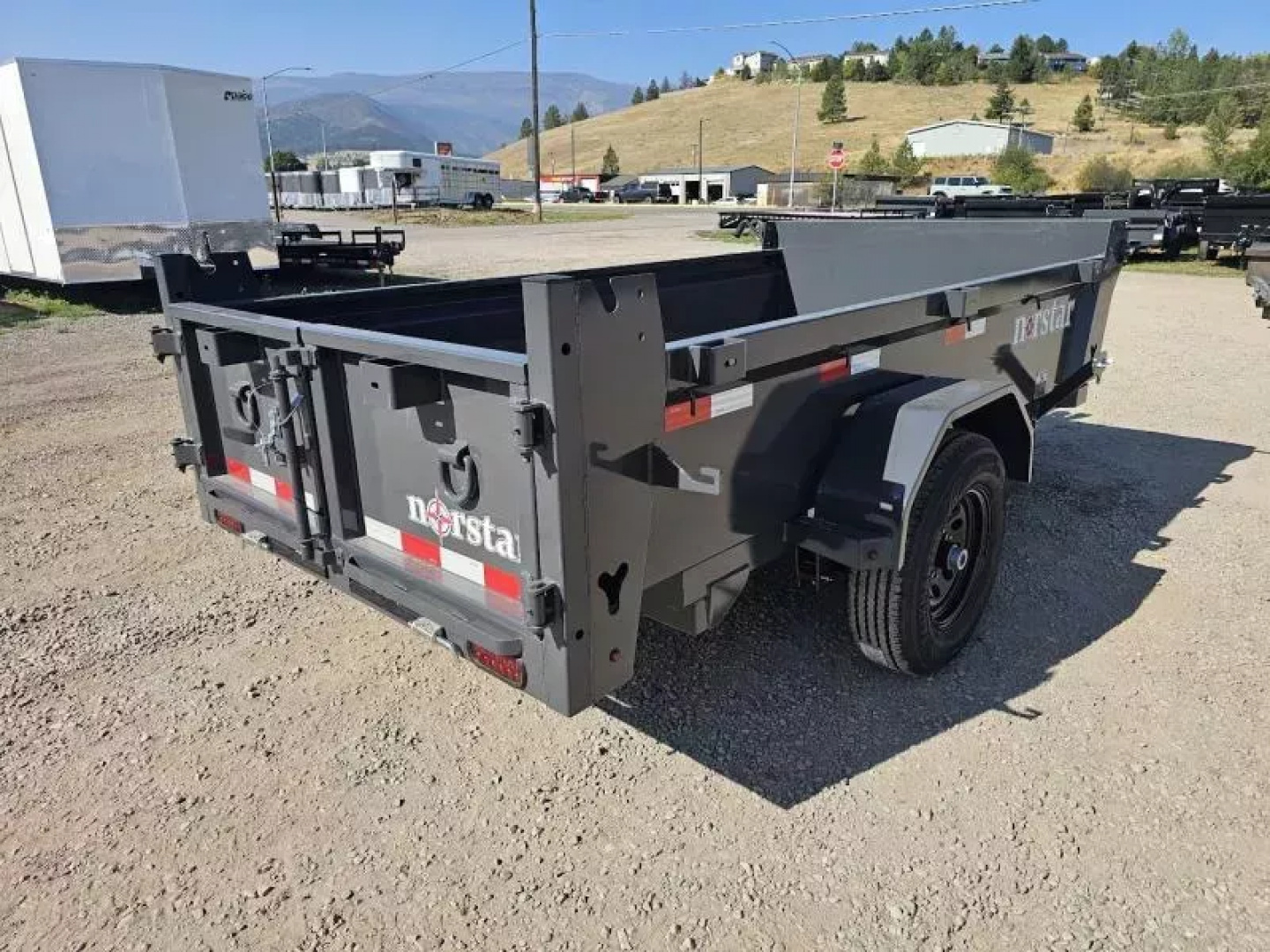 New 2026 Norstar 5x10 5.2k Dump Trailer