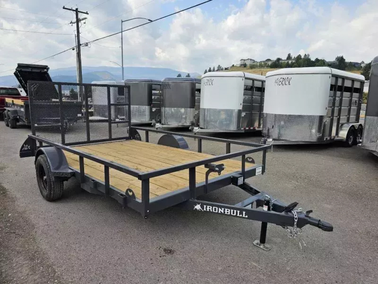 New 2026 Iron Bull 83"x12' Utility Trailer