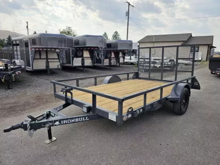 New 2026 Iron Bull 83"x12' Utility Trailer