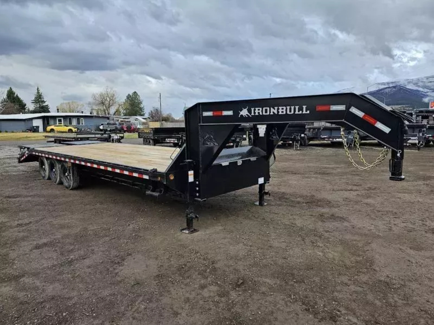 New 2026 Iron Bull 28' 21k Deckover Gooseneck Trailer